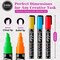 Liquid Chalk Markers - 8-Pack, 6mm Dual Tips - Chalk Markers for Blackboard & Chalkboard Paint - Washable Window Pens for Glass - Erasable Pens